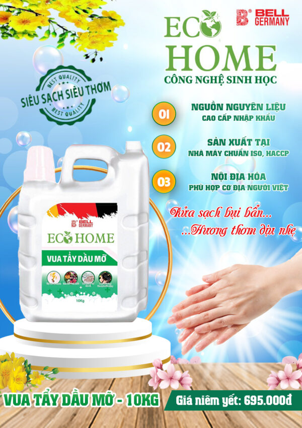 vua tẩy dầu mỡ 10kg