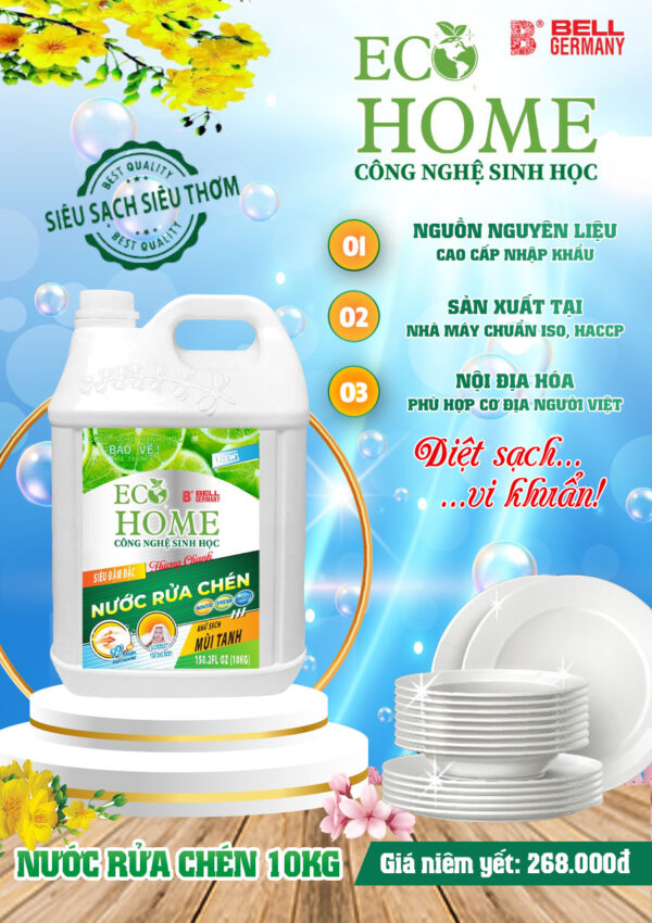 Nước rửa chén 10kg