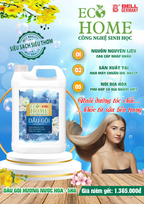 Dầu gội hương nước hoa 5kg