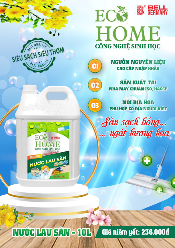 nước lau sàn hương chanh sả