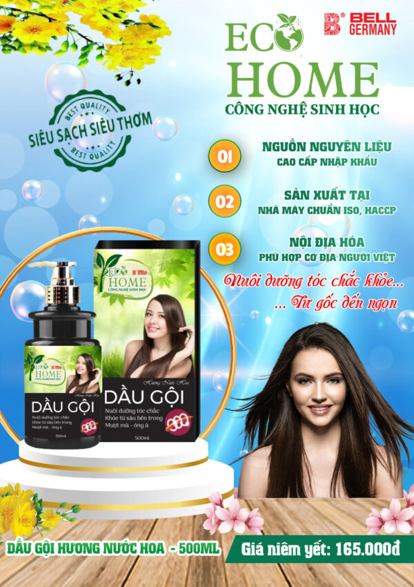 Dầu gội hương nước hoa 500ml