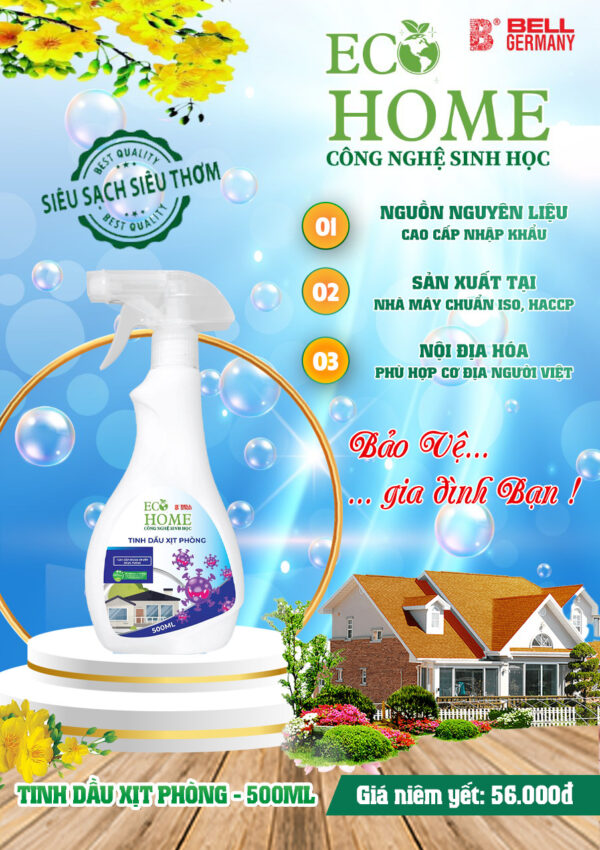 tinh dầu xịt phòng 500ml